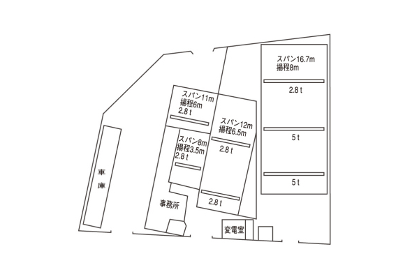 本社工場見取り図
